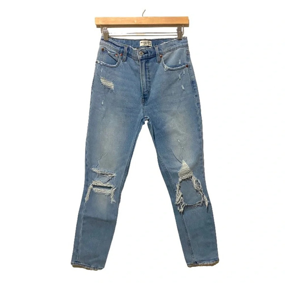Abercrombie & Fitch The Skinny High Rise Jeans - Picture 1 of 9